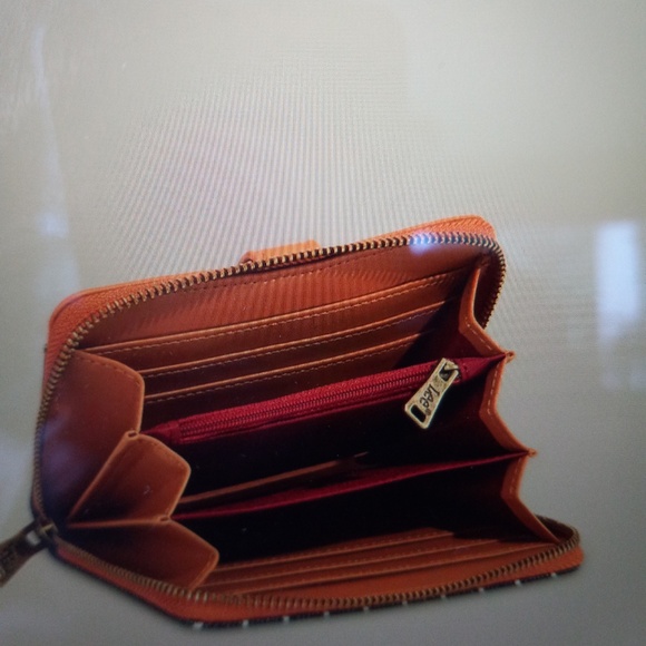 Lee Wallet- Women's Striped Denim Card Wallet- NWT - Picture 2 of 5